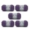 Patons Classic Wool Gray Plum Yarn - 5 Pack of 3.5oz/100g - Wool - 4 Medium - 210 Yards - Knitting/Crochet
